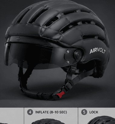 AIRVOLT X1 Authentic 3D Concept Render with Visor and Logo